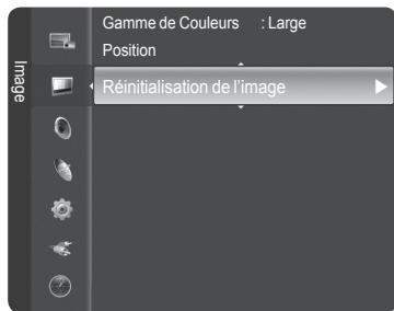 SAMSUNG HL-T7288W - Réinitialisation des réglages de l'image - 1