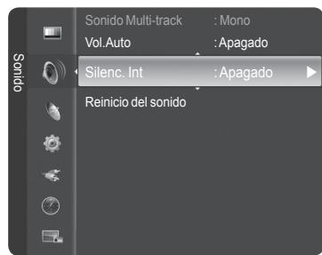 SAMSUNG HL-T7288W - Selección del silencio interno - 1