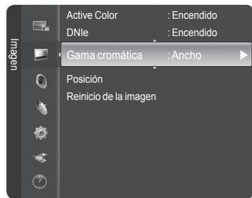 SAMSUNG HL-T7288W - Configuración de la gama cromática - 1