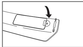 SAMSUNG HL-T7288W - Installing Batteries in the Remote Control - 3