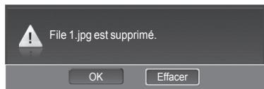 SAMSUNG HL-T7288W - Suppression de fichiers en lecture seule - 5