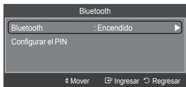 SAMSUNG HL-T7288W - Comunicación Bluetooth y configuración del PIN - 2