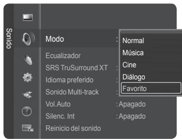 SAMSUNG HL-T7288W - Utilización de los parámetros de sonido automaticos - 2