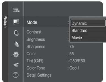 SAMSUNG HL-T7288W - Using Automatic Picture Settings - 2