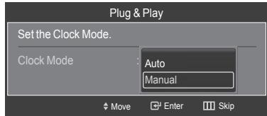 SAMSUNG HL-T7288W - Setting the Clock Automatically - 2