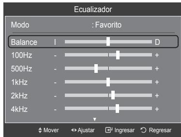 SAMSUNG HL-T7288W - Personalización del sonido - 3