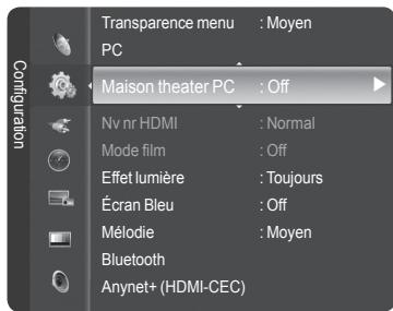 SAMSUNG HL-T7288W - Réglage du PC cinéma maison - 1