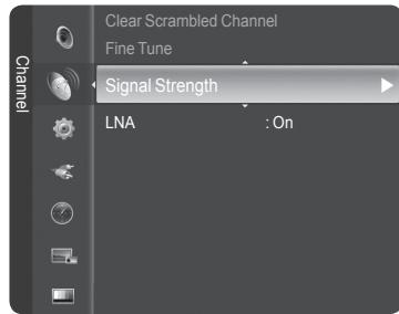 SAMSUNG HL-T7288W - Checking the Digital-Signal Strength - 1