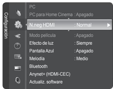 SAMSUNG HL-T7288W - Configuración del nivel de negro HDMI - 1