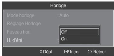 SAMSUNG HL-T7288W - Option 1: Réglage automatique de l'horloge - 4