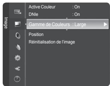 SAMSUNG HL-T7288W - Réglage de la gamme de couleur - 1