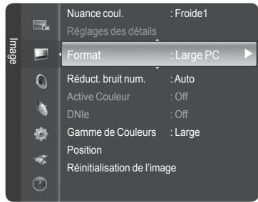 SAMSUNG HL-T7288W - Redimensionnement de l'image (mode PC) - 1