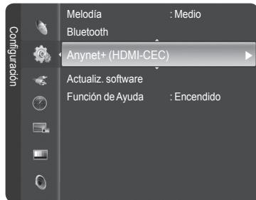 SAMSUNG HL-T7288W - Configuración de Anynet+ - 1