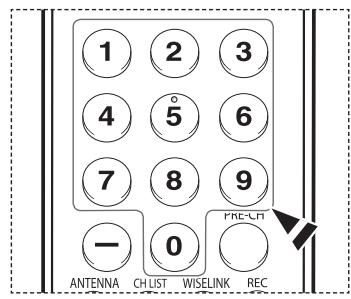SAMSUNG HL-T7288W - Utilisation des touches numériques - 2