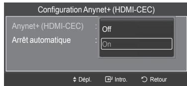 SAMSUNG HL-T7288W - Pour utiliser la fonction Anynet+, le Anynet+ (HDMI-CEC) doit être activé. - 2