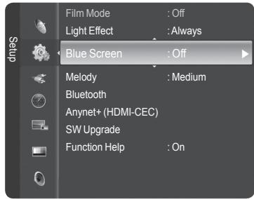 SAMSUNG HL-T7288W - Setting the Blue Screen Mode - 1