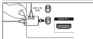 SAMSUNG HL-T7288W - Antennes VHF et UHF séparées - 2