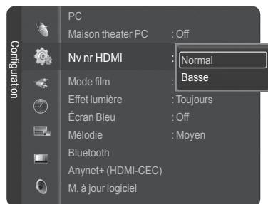 SAMSUNG HL-T7288W - Niveau de transparence du menu - 4