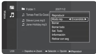 SAMSUNG HL-T7288W - Se peutes reproducir la musica repetidamente. - 1