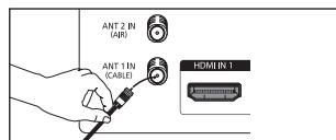 SAMSUNG HL-T7288W - Antennes à conducteur rond de 75 Ω - 1