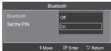 SAMSUNG HL-T7288W - Bluetooth Communication and Setting Up PIN - 3