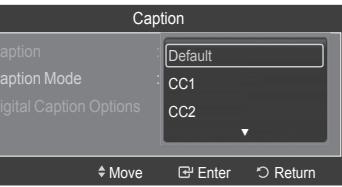 SAMSUNG HL-T7288W - Viewing Closed Captions (On-Screen Text Messages) - Analog - 4