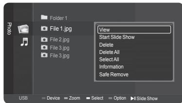 SAMSUNG HL-T7288W - Viewing a Slide Show - 3