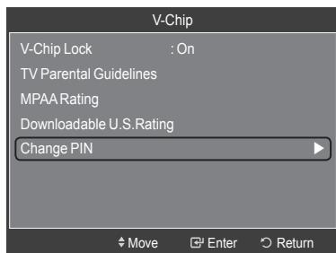 SAMSUNG HL-T7288W - Setting Up Your Personal ID Number (PIN) - 3