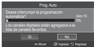 SAMSUNG HL-T7288W - Almacenamento de los canales en la memoria (metodo automatico). - 4
