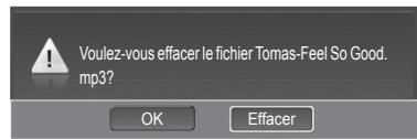 SAMSUNG HL-T7288W - Suppression de multiples fichiers musicaux - 4