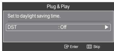 SAMSUNG HL-T7288W - Setting the Clock Automatically - 4