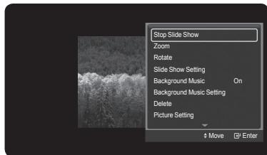 SAMSUNG HL-T7288W - Viewing a Slide Show - 4