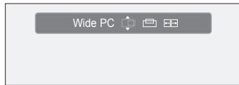 SAMSUNG HL-T7288W - Changing the Picture Size (PC Mode) - 5