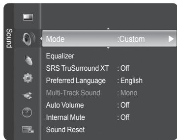 SAMSUNG HL-T7288W - Using the Automatic Sound Settings - 1