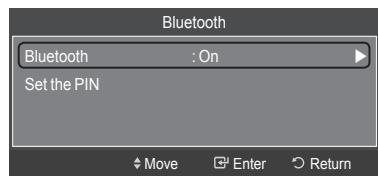 SAMSUNG HL-T7288W - Bluetooth Communication and Setting Up PIN - 2