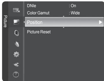 SAMSUNG HL-T7288W - Adjusting the Screen Position - 1