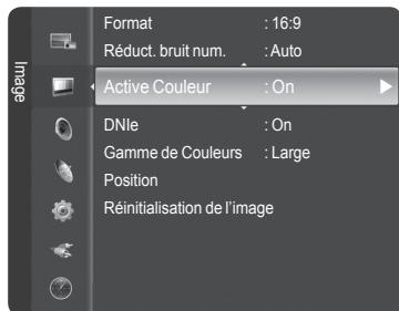 SAMSUNG HL-T7288W - Réglage de la couleur active - 1