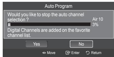 SAMSUNG HL-T7288W - Storing Channels in Memory (Automatic Method) - 6