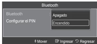 SAMSUNG HL-T7288W - Comunicación Bluetooth y configuración del PIN - 3