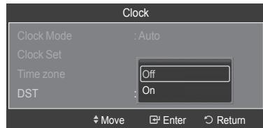 SAMSUNG HL-T7288W - Setting the Time - 4