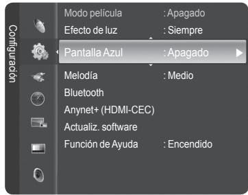 SAMSUNG HL-T7288W - Ajuste del modo Pantalla Azul - 1