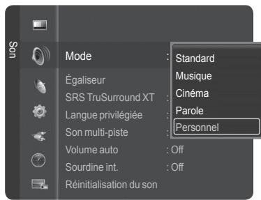 SAMSUNG HL-T7288W - Réglage automatique du son - 3