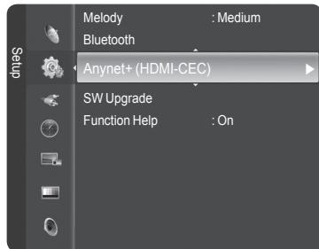 SAMSUNG HL-T7288W - To use the Anynet ^+ Function, Anynet^+ (HDMI-CEC) must be set to On - 1