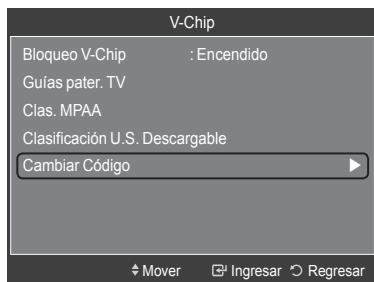 SAMSUNG HL-T7288W - Configuración del número de identificación personal (PIN) - 3