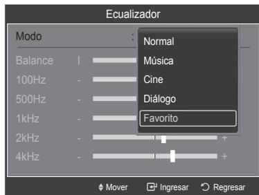 SAMSUNG HL-T7288W - Personalización del sonido - 2