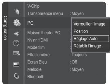 SAMSUNG HL-T7288W - Réglages automatiques - 2