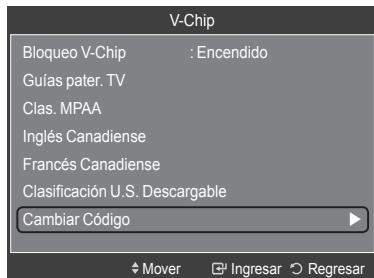 SAMSUNG HL-T7288W - Configuración del número de identificación personal (PIN) - 4