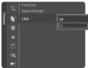 SAMSUNG HL-T7288W - Checking the Digital-Signal Strength - 4