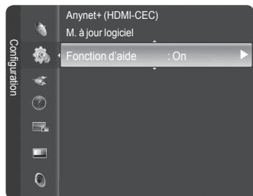 SAMSUNG HL-T7288W - Réglage des fonctions d'aide - 1