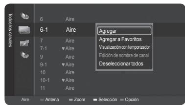 SAMSUNG HL-T7288W - Adicc y supresion de canales - 4
